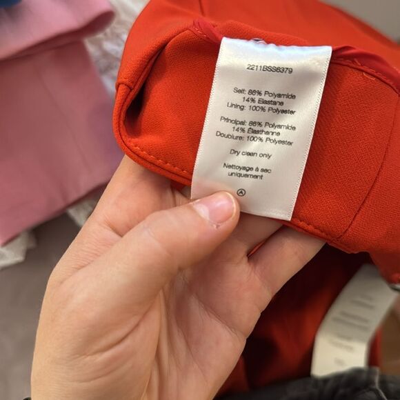 Veronica Beard Honolulu Pant Flame Red Size 4 - Picture 6 of 6